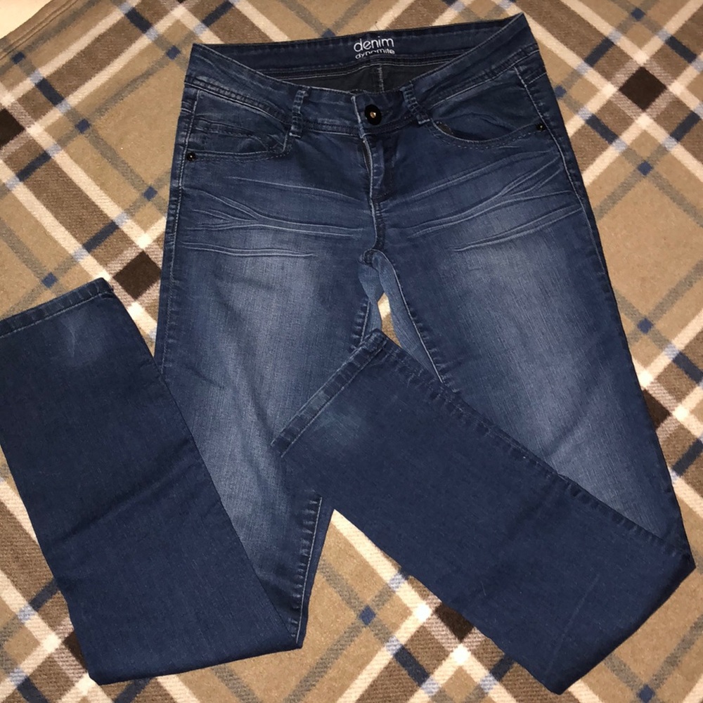 Dynamite dark wash Straight-leg jeans